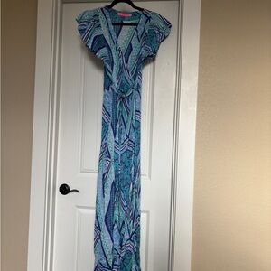 Floral Maxi Wrap Dress 👗